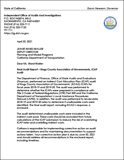 This is an image of the front page of the report.